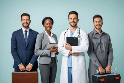 Business professional receiving high-intent inbound calls through RingWhale